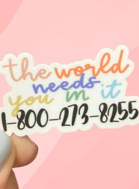 Mental Health Stickers Advertisement